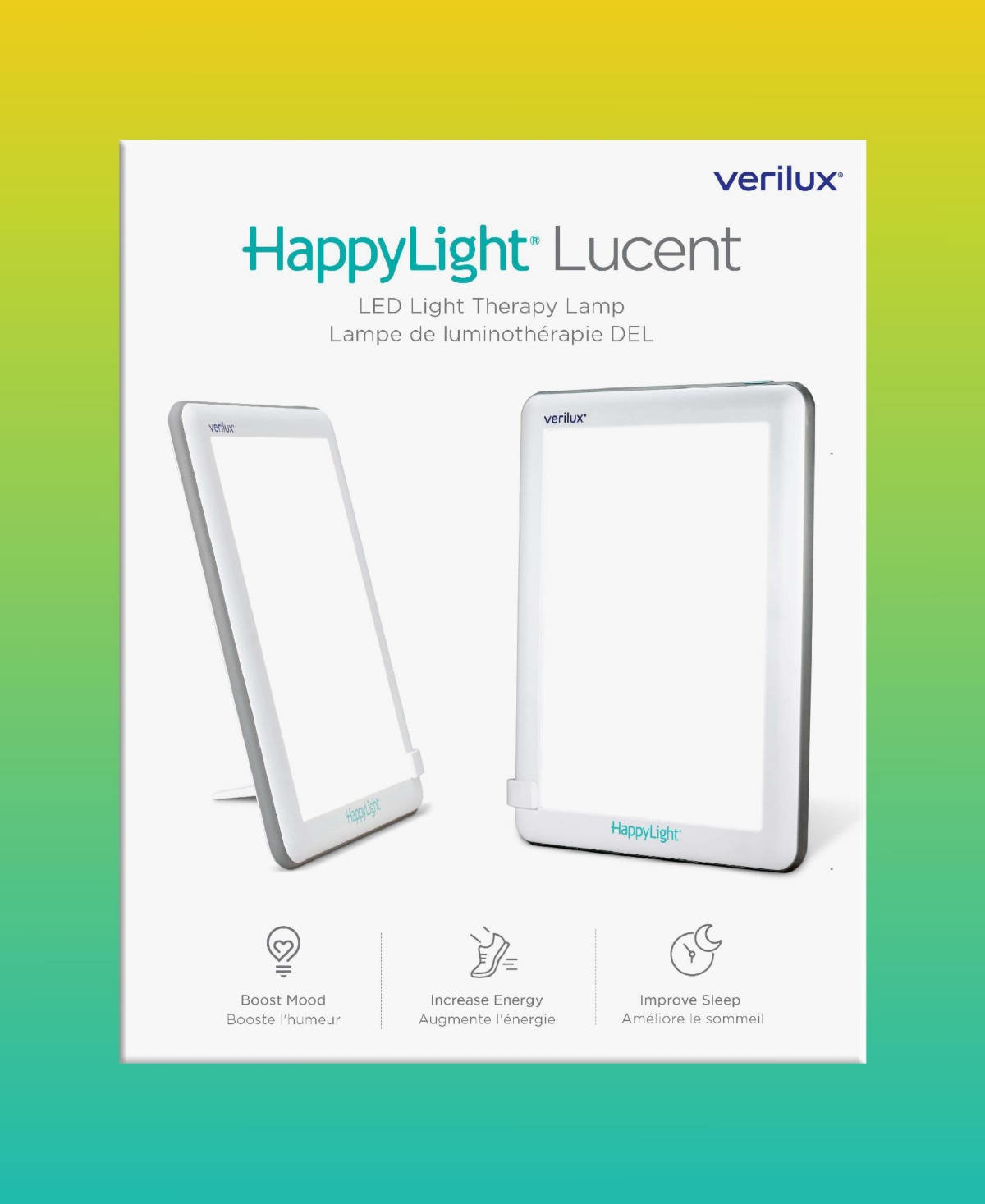 Verilux Happylight Lucent Light Therapy Lamp In White