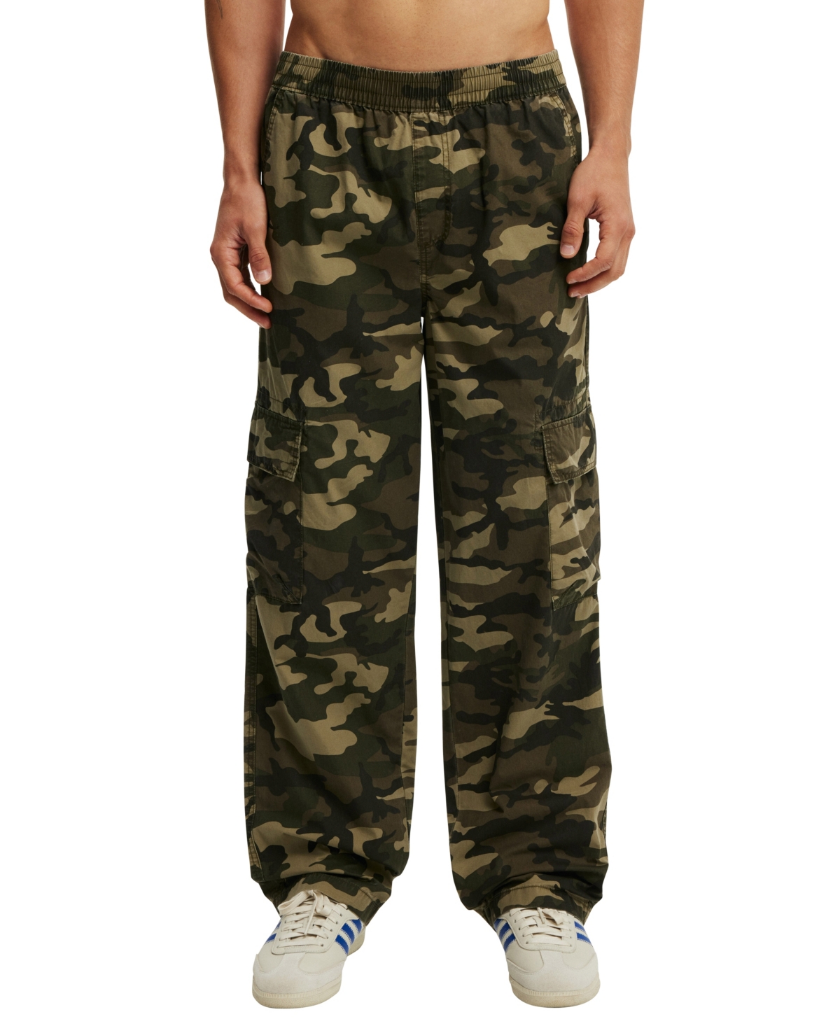 Shop Cotton On Men's Knox Baggy Cargo Pants In Dark Camo