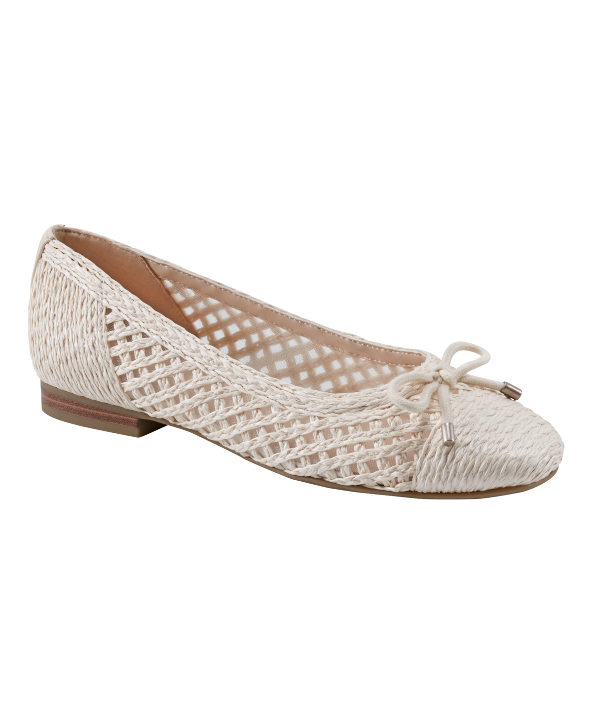Bandolino Women's Marafia Woven Ballet Flats In Ivory