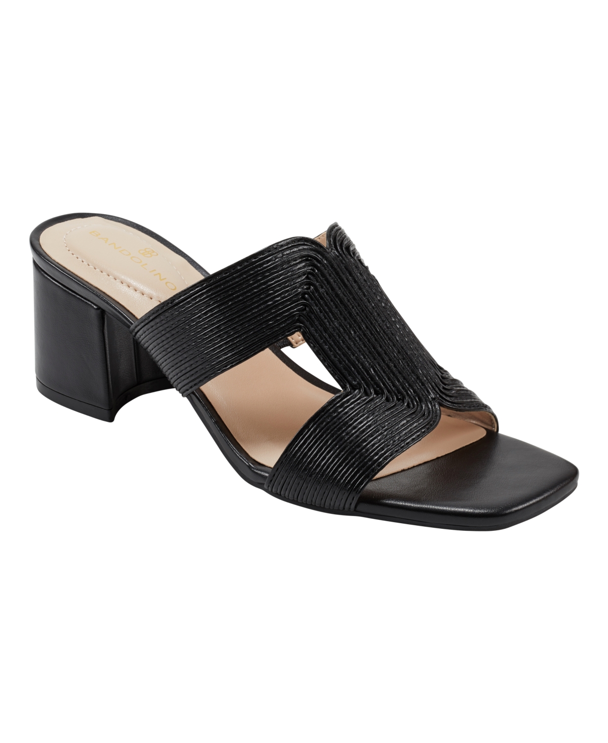 BANDOLINO WOMEN'S MERILY BLOCK HEEL DRESS SANDALS 