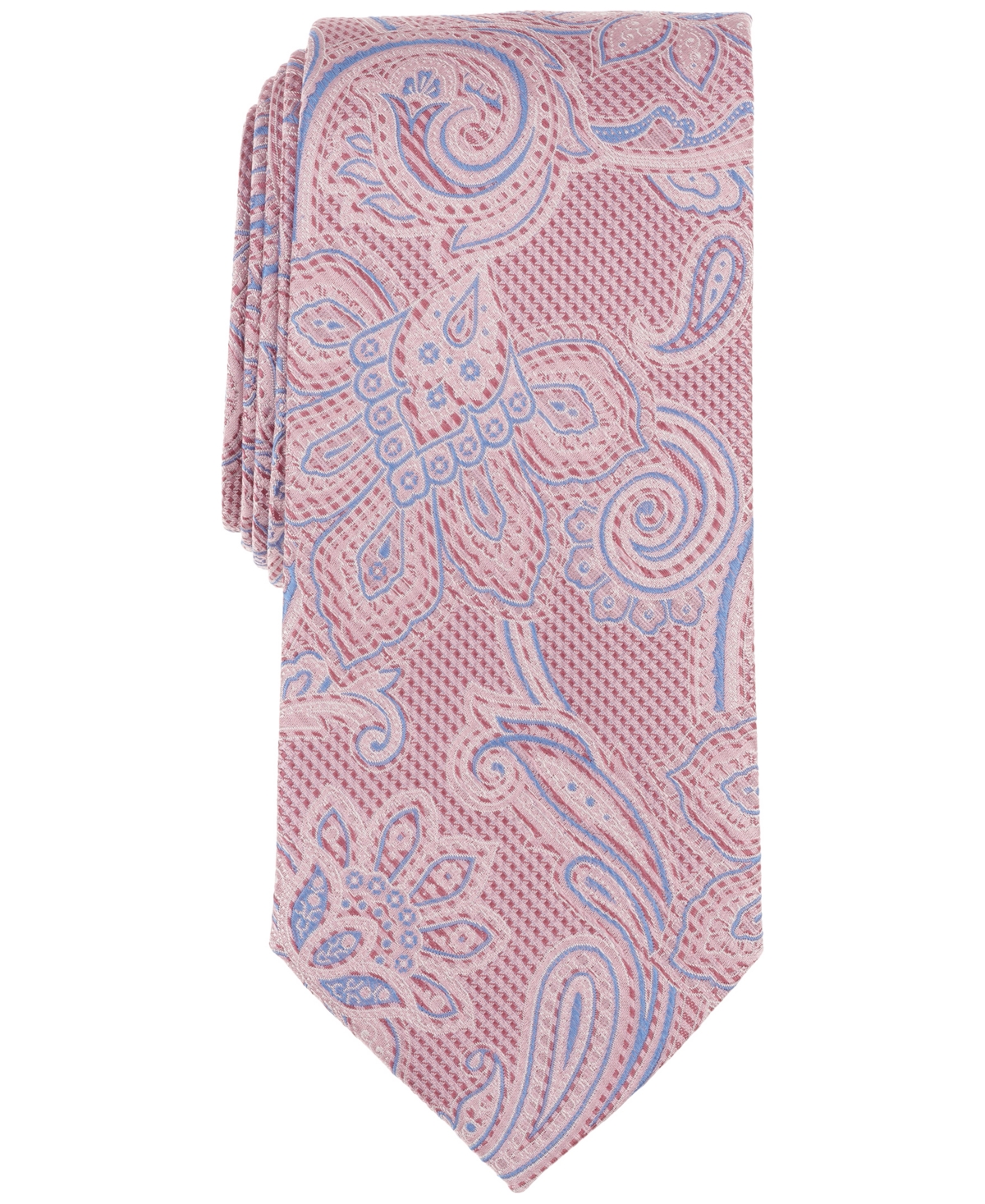 Shop Michael Kors Men's Loggan Paisley Tie In Pink
