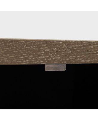 Retro Sideboard with Adjustable Shelves and Metal Accents