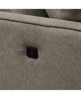 Living Space Sofa 2 Seater ,Loveseat With Waterproof Fabric Cream , USB Charge