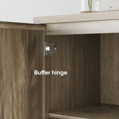 Streamdale Vintage Sideboard Cabinet with Ample Storage, 4 Doors, Console Table