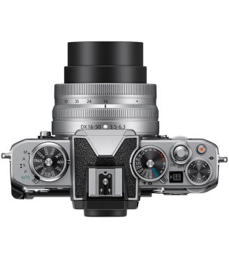 Z fc DX-Format Mirrorless Camera with NIKKOR Z DX 16-50mm f/3.5-6.3 VR Lens, Silver and Z DX 50-250mm f/4.5-6.3 VR Lens, Black