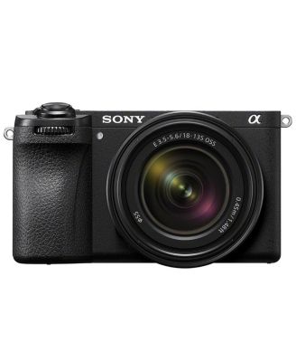 Sony Alpha a6700 Camera with E 18-135mm f/3.5-5.6 OSS Lens Bundle with Shoulder Bag, 128GB SD Card, Card Reader, Corel Mac & PC Software Kit, 2x