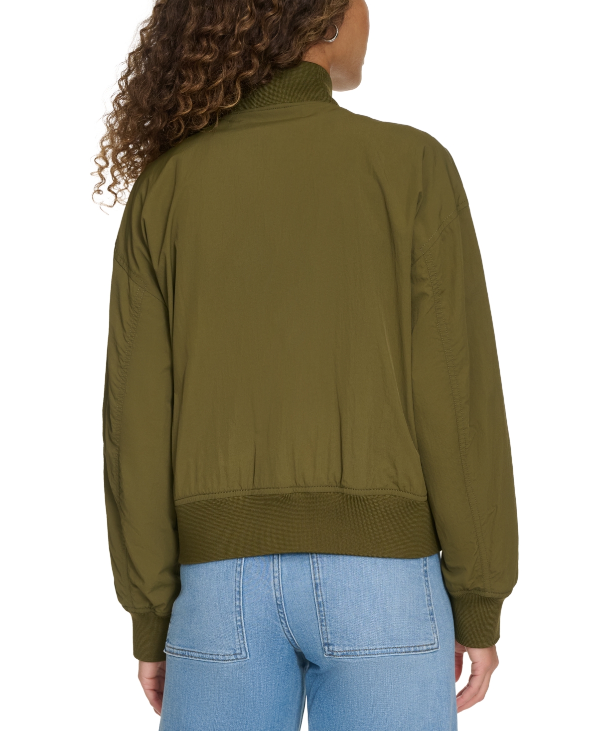 Levi's Women's Lightweight Techy Bomber Jacket In Army Green