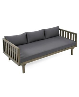 Streamdale Acacia Wood Daybed Durable, Water-Resistant, Classic Slat Paneling Design