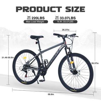 Streamdale 27.5 Inch Wheels 21 Speed Mountain Bike, for Men Women Boys and Girls, Front Suspension,Aluminum Alloy Frame