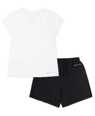 Girls' Toddler 2T-4T All Day Play T-Shirt and Skort, 2-Piece Set