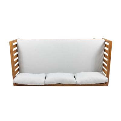 Streamdale Stunning Acacia Wood Daybed with Water-Resistant Cushions