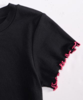 Big Girls Lettuce-Edge T-Shirt