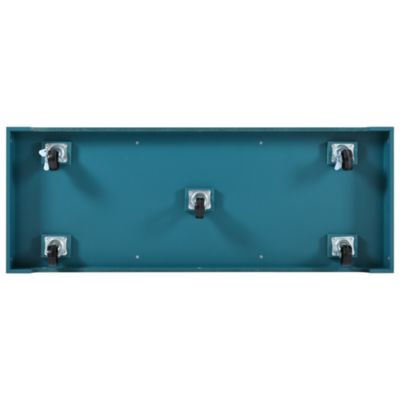 Large 55.7" Kitchen Island with Drop Leaf, Rolling Cart on 5 Wheels with Power Outlet, Folding Storage Dining Table