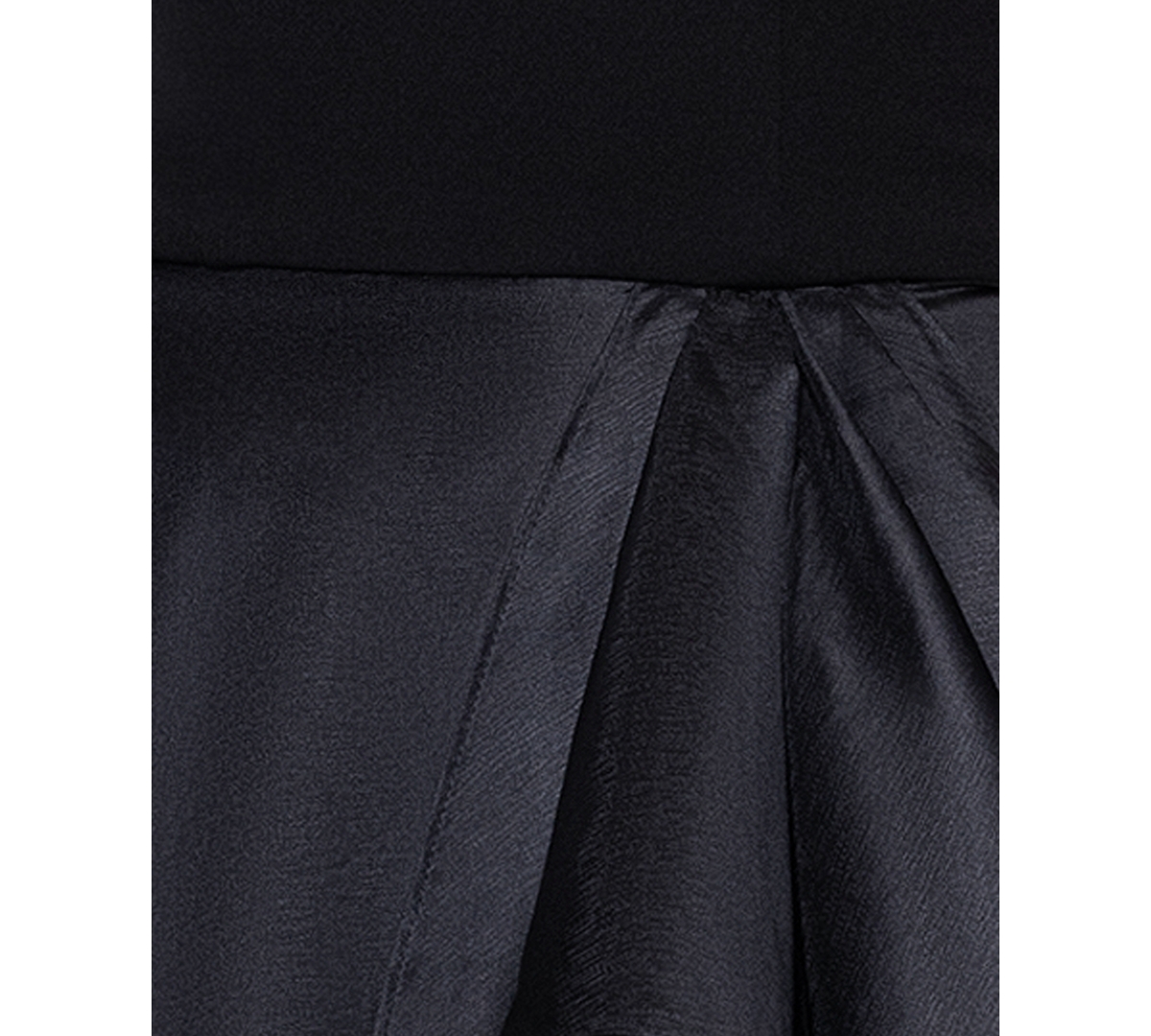 Shop Betsy & Adam Women's Ruffled Strapless Ball Gown In Black