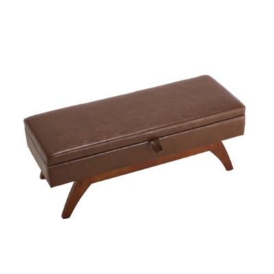 Streamdale Teddy wool fabric, solid wood feet for solid weighing, and bed end stool with storage function
