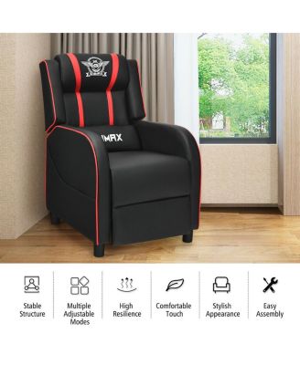 Massage Racing Gaming Single Recliner Chair