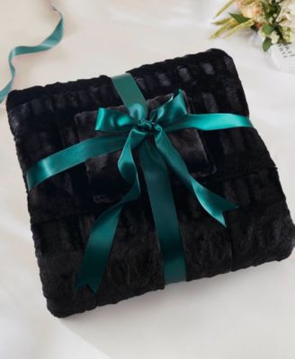 Gia Faux-Fur 3-Pc. Comforter Set, Full/Queen