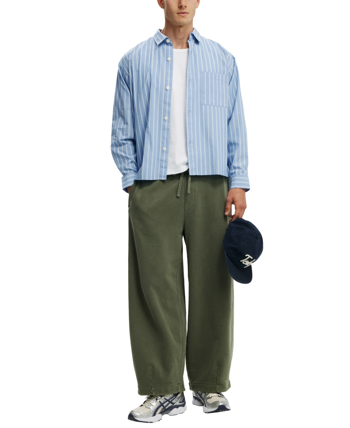 COTTON ON MEN'S HAMPTON LONG SLEEVE SHIRT 