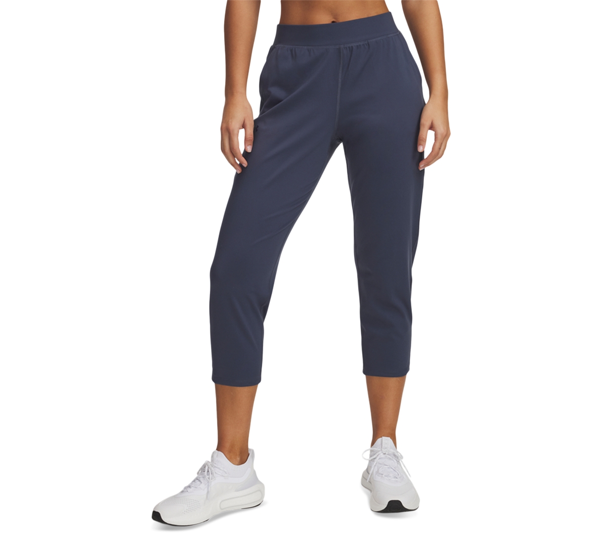 Women's Ua Motion Cropped High-Rise Pants - Downpour Gray