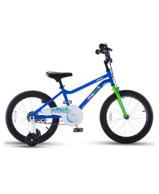 Chipmunk 14" Toddler Kids Bike with Training Wheels & Bell, Blue