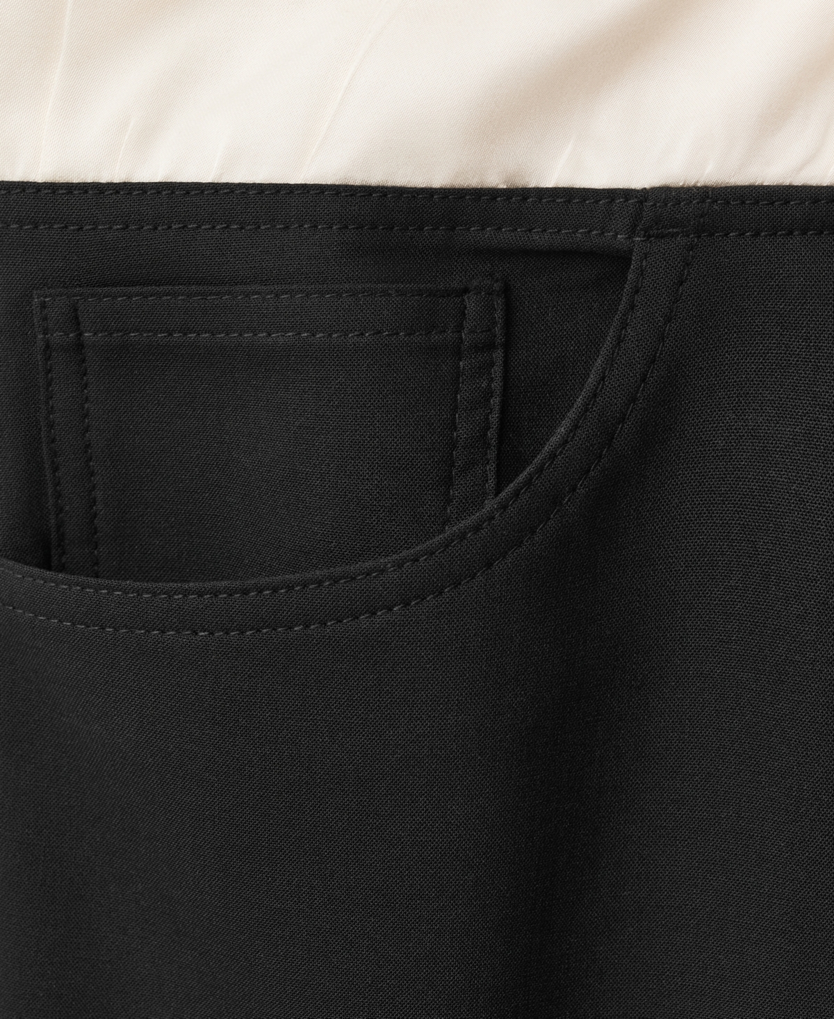 Mango Women's Combined Wool Blend Jogger Pants In Black