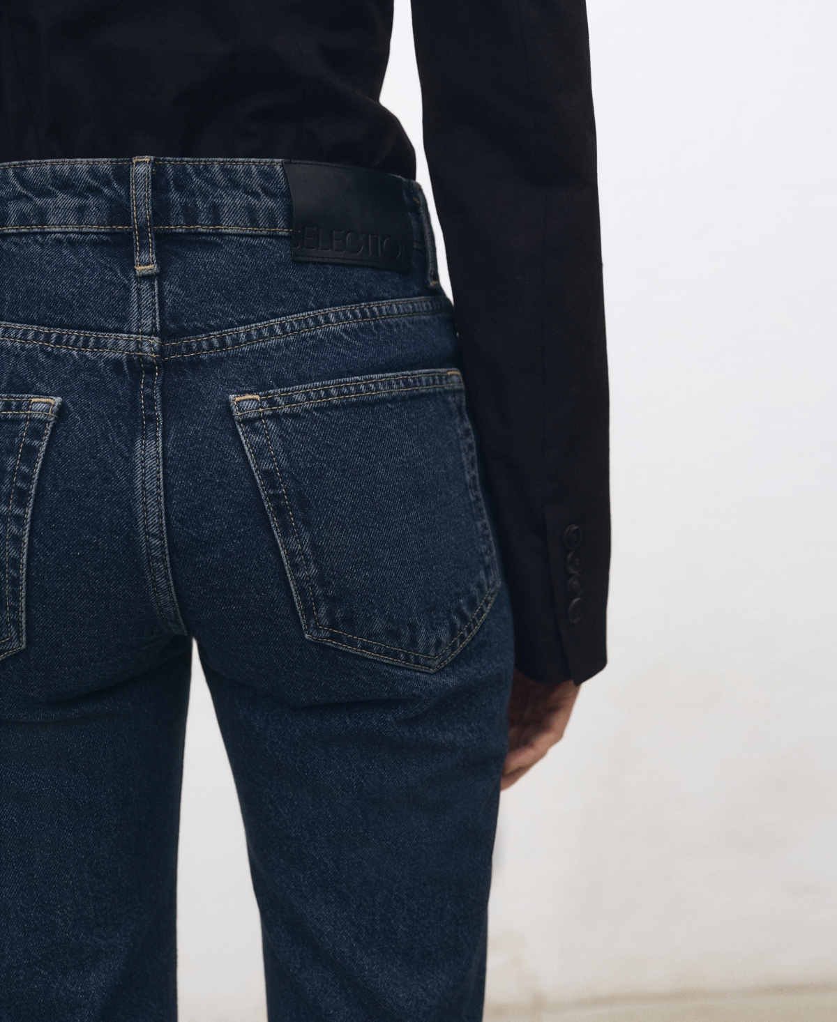 Mango High-waist Flared Jeans Dark Blue In Dark Blue