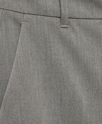 Women's Straight Mid-Rise Trousers