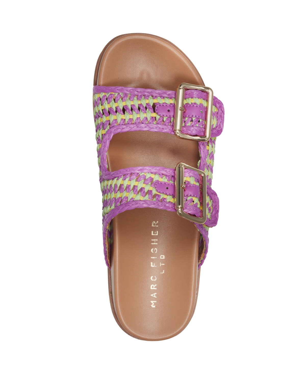 Marc Fisher Ltd Mylan Two-strap Sandal In Purple Multi