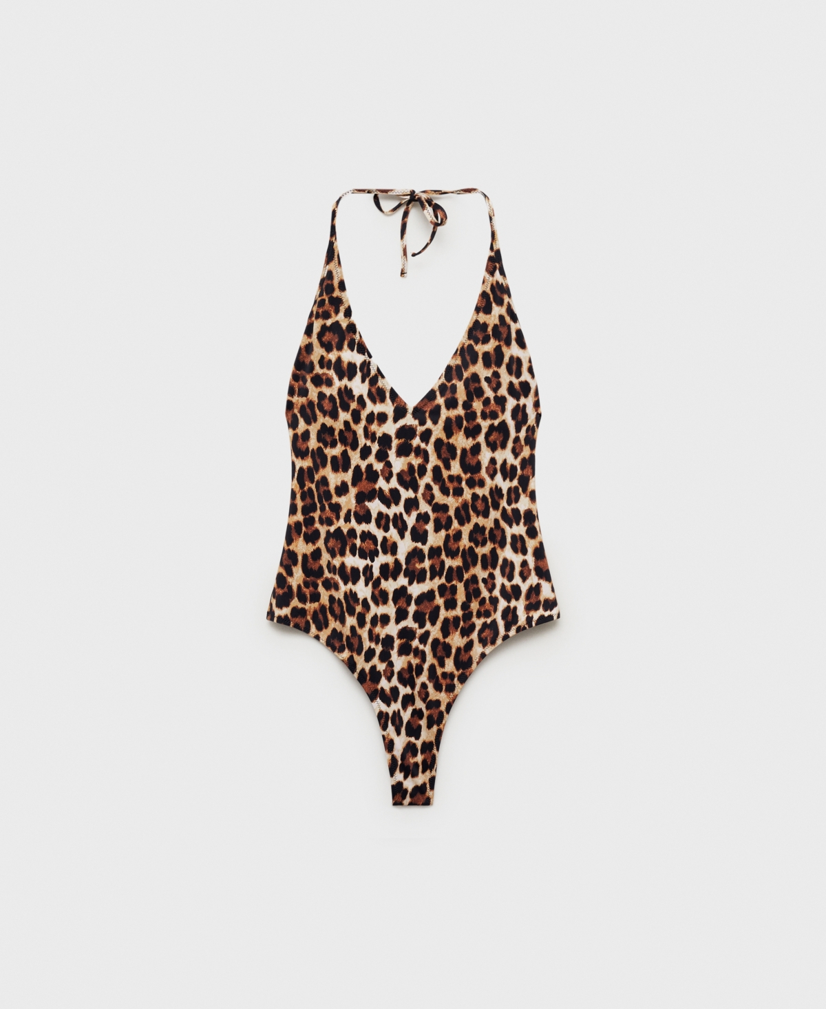 Mango Women's Leopard Print Swimsuit
