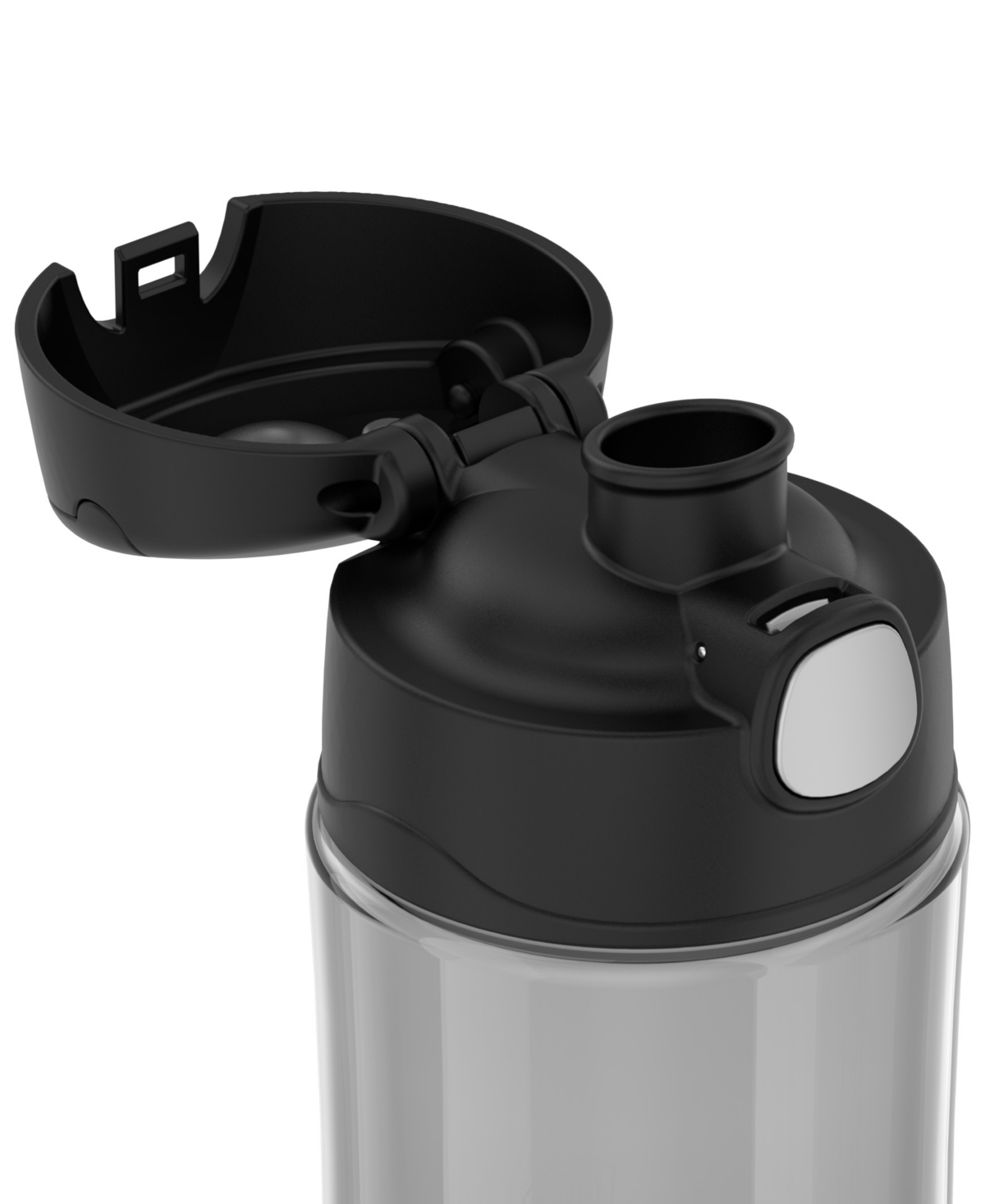 Thermos Funtainer 16 Oz. Water Bottle With Spout Lid In Black