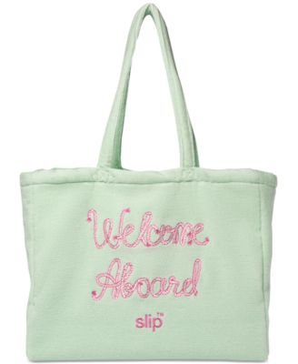 2-Pc. Pure Silk Travel Pillow & Beach Bag Set - Les Vacances