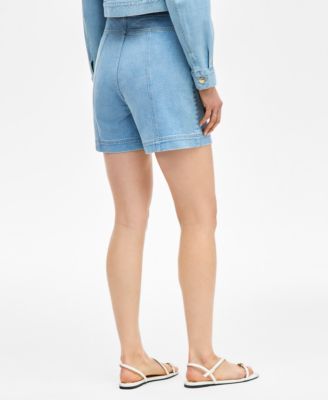 Women's High-Rise Denim Shorts, Exclusively at Macy's