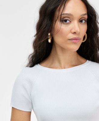  Women's Short-Sleeve Sweater, Exclusively at Macy's 