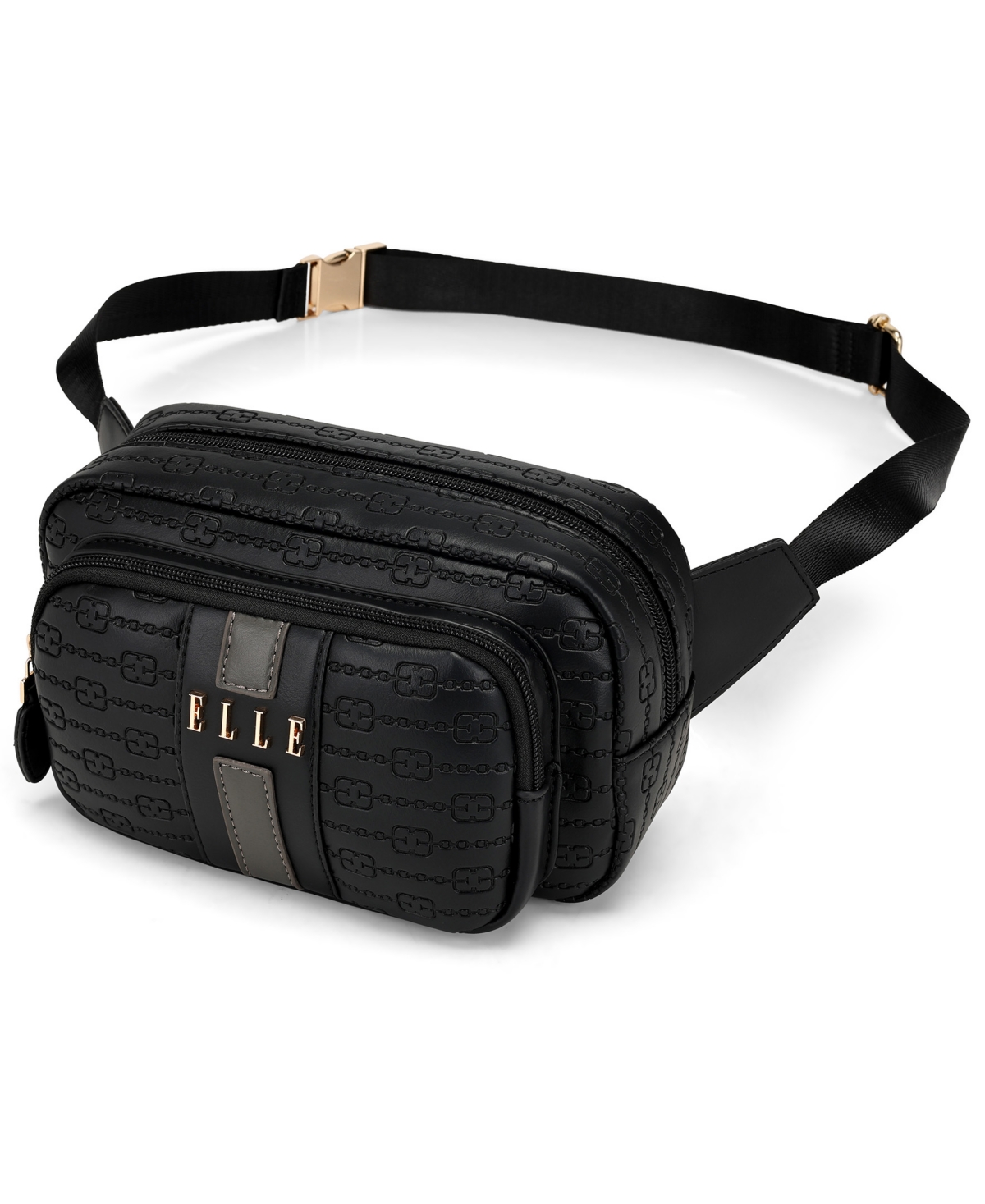 Eleganza 1.6 Liters Monogram Sling Bag - Black