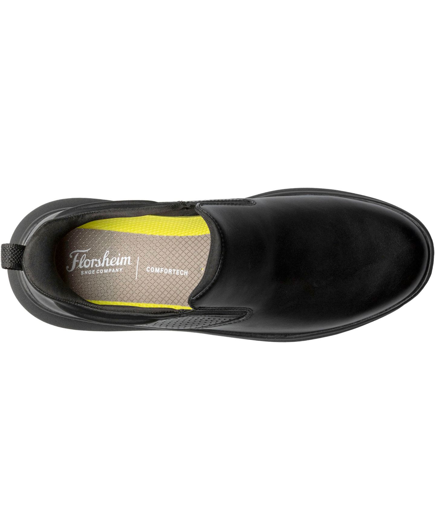 Мужские кроссовки Florsheim Fleet Plain Toe Slip On, цвет: Чёрный — фото 6