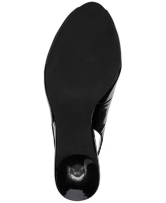 Women's Charis Peep-Toe Slingback Pumps