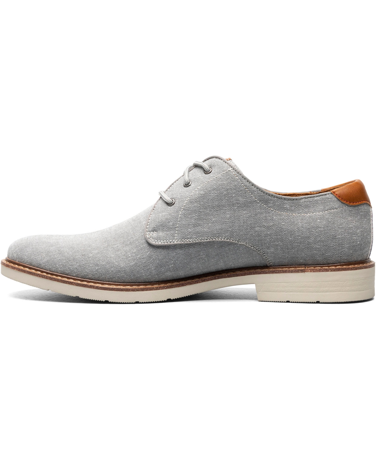 Florsheim Men's Highpoint Canvas Round Toe Oxford In Gray