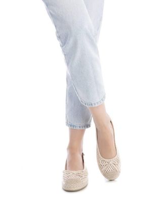 Refresh Comfort By Women's Braided Platform Ballerinas