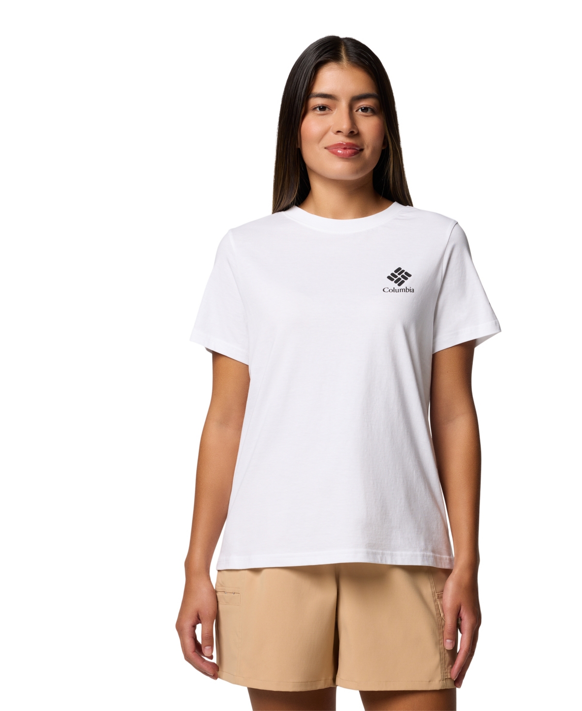 Columbia Women's Rolling Bend Graphic Short Sleeve Top