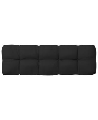 Pallet Sofa Cushions 7 pcs Black