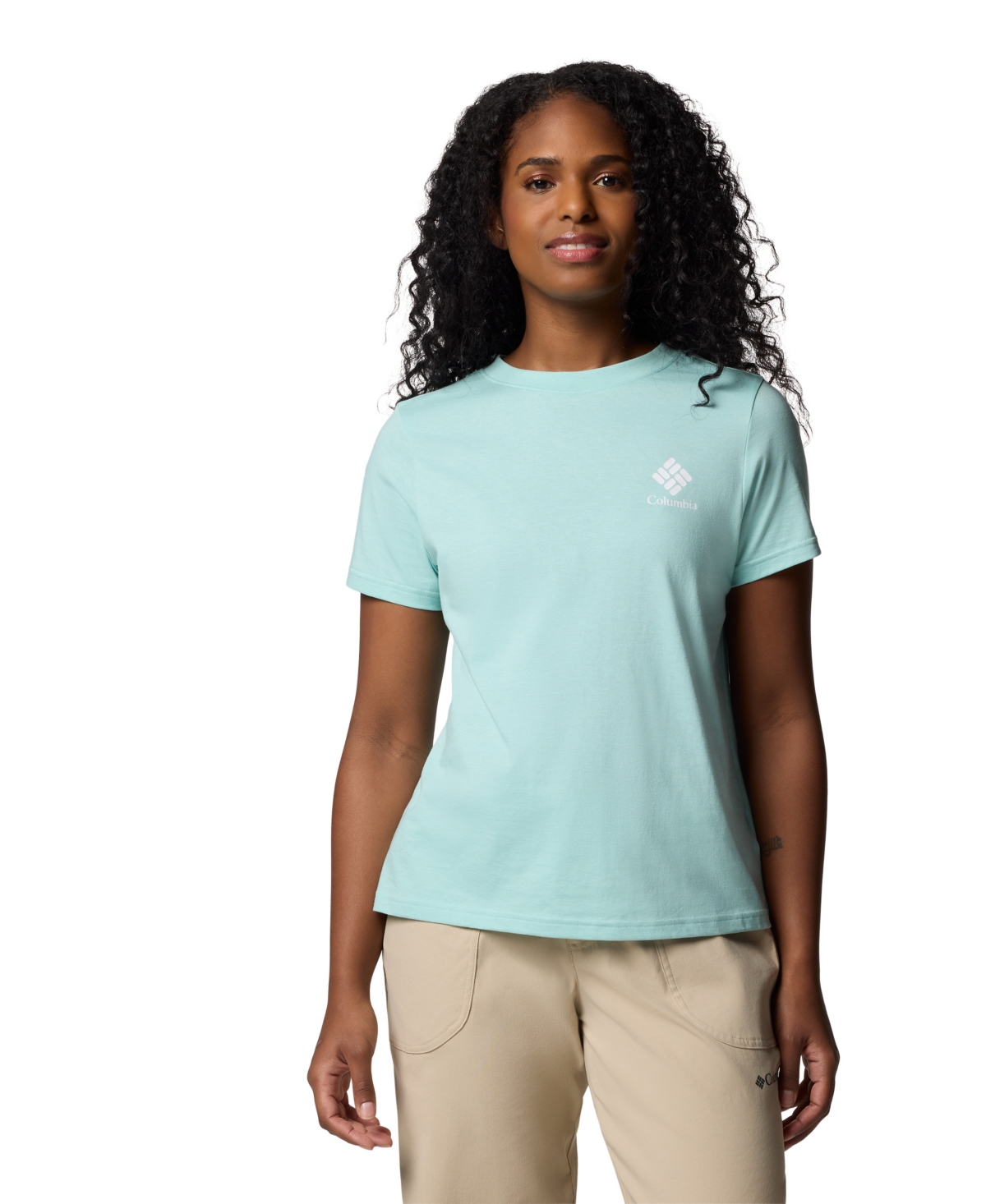 Women's Rolling Bend Graphic Short Sleeve Top - Spray, Floral Fun