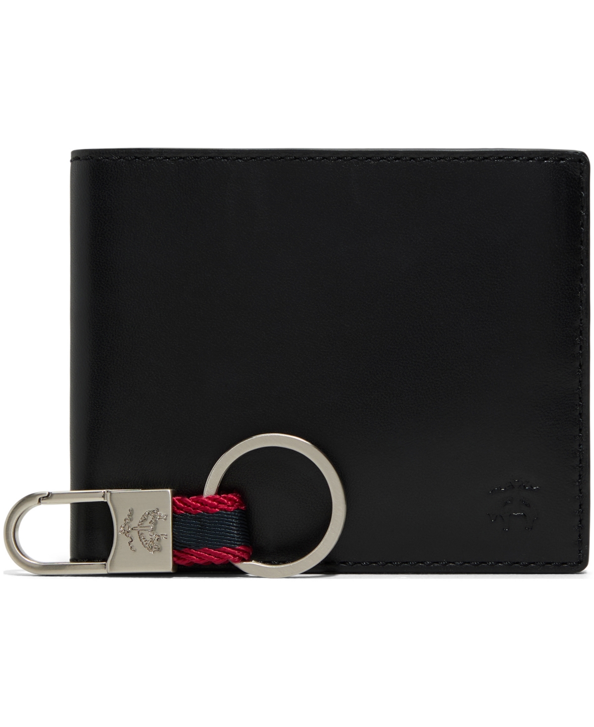 Men's Wallet Kc Box Leather Wallet with Change Purse - Other black