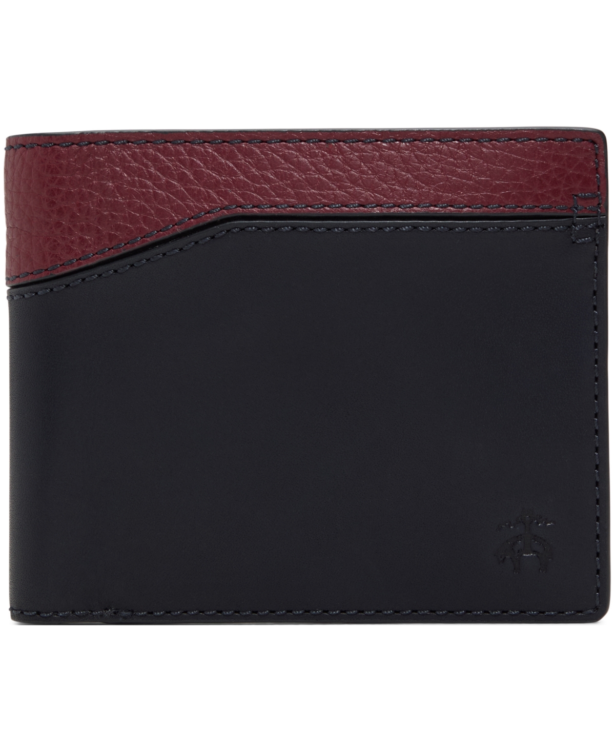 Men's Cayman Leather Wallet with Change Purse - Brown