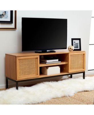 Zadie 1 Shelf Rattan Media Stand