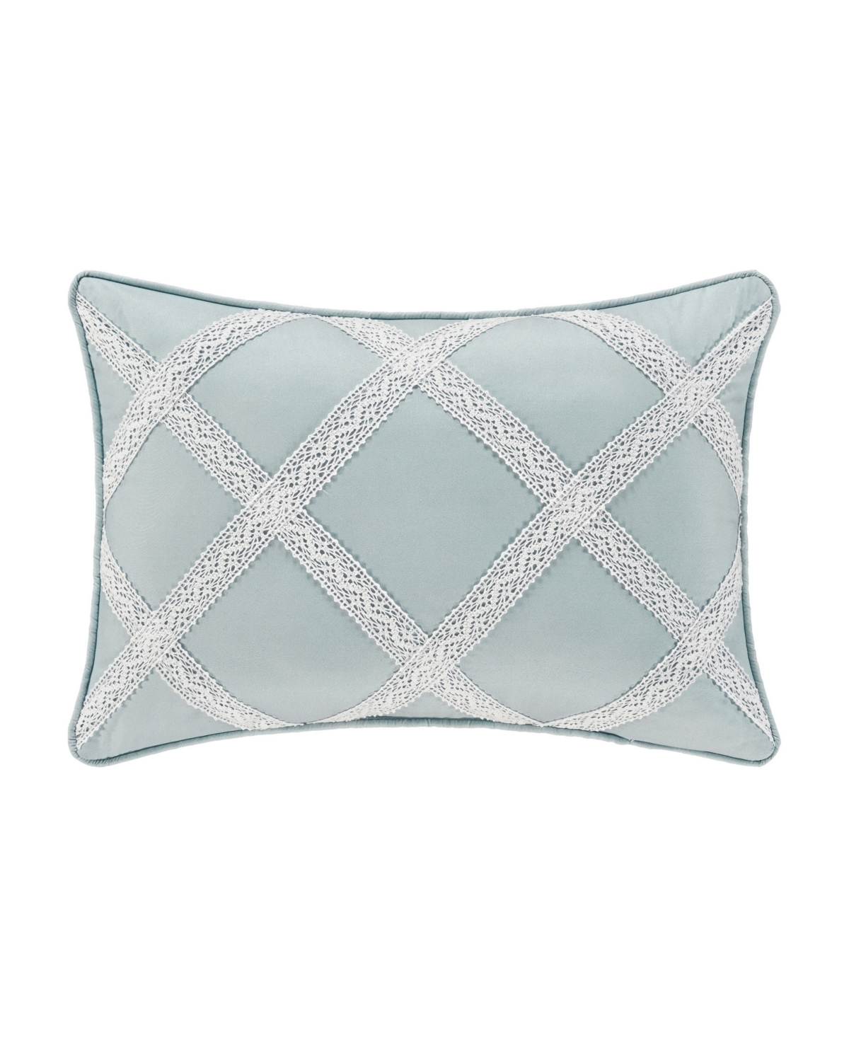 Royal Court Bungalow Boudoir Decorative Pillow, 13" X 19" In Spa