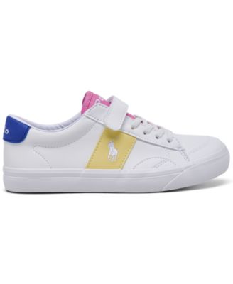 Little Girls Ryley Fastening Strap Casual Sneakers from Finish Line