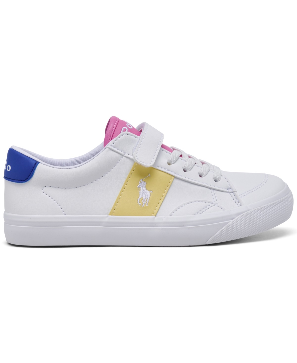 Polo Ralph Lauren Little Girls Ryley Fastening Strap Casual Sneakers from Finish Line