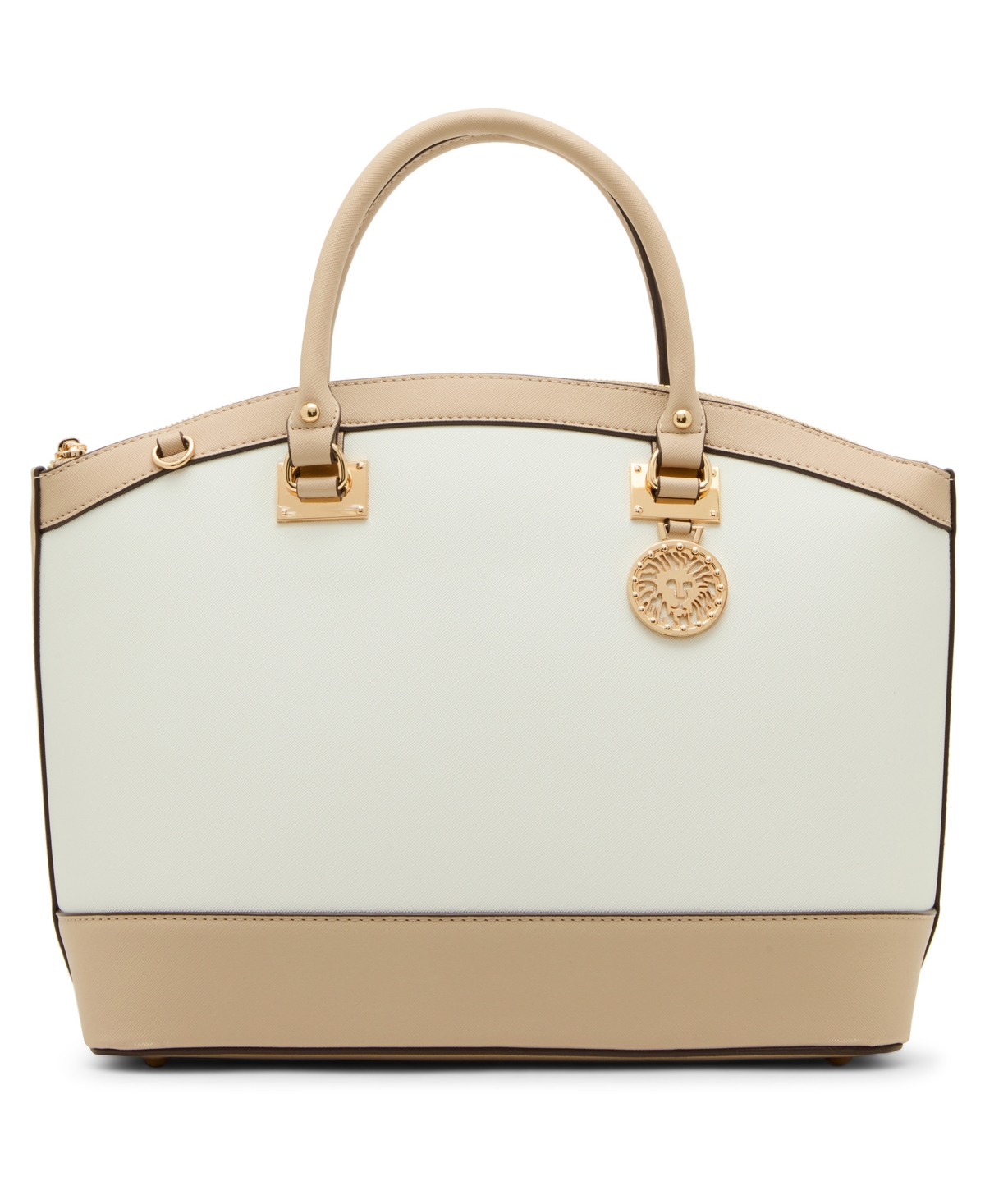 New Recruits Dome Large Satchel Bag - Beige