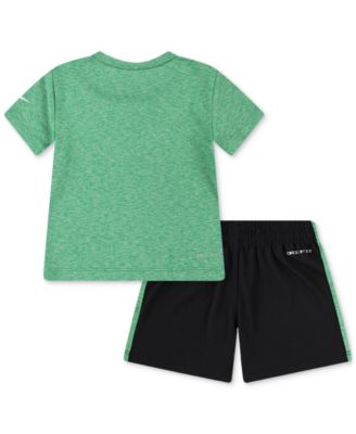 Baby Short-Sleeve Logo T-Shirt & Shorts, 2 Piece Set 
