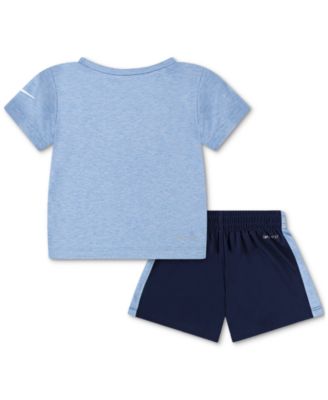 Baby Short-Sleeve Logo T-Shirt & Shorts, 2 Piece Set 